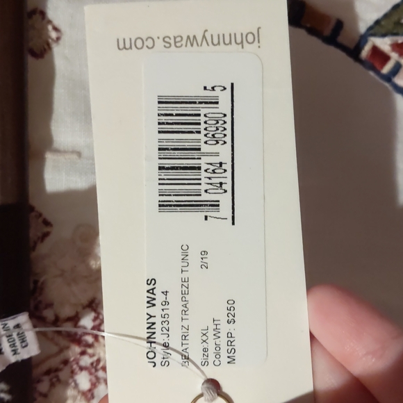 Johnny Was, size XXL Beatriz Trapeze Tunic - Picture 4 of 14